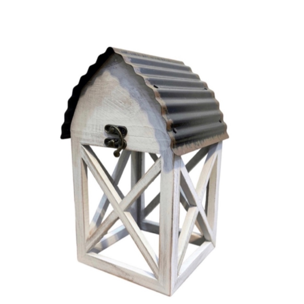 NEW Rustic Farmhouse Barn Lantern Home Decor